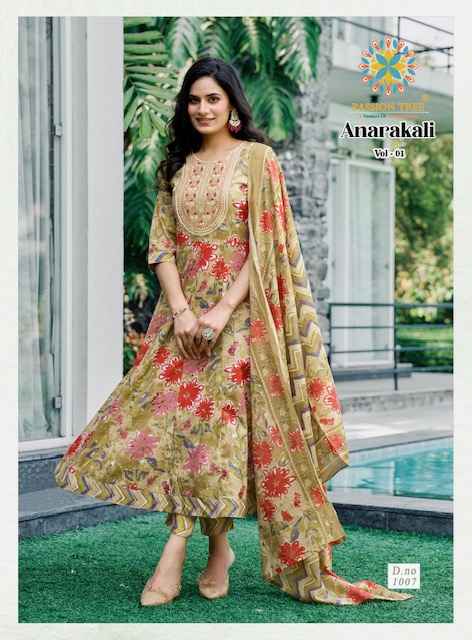 Passion Tree Anarkali Vol 1 Cotton Kurti Combo 8 pcs Catalogue