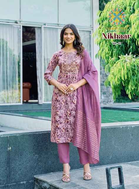 Passion Tree Nikhaar Vol 1 Rayon Kurti Combo 8 pcs Catalogue