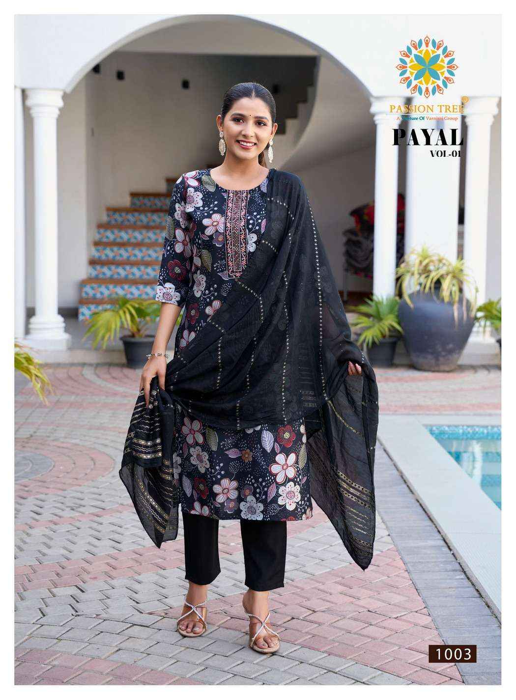 Passion Tree Payal Vol 1 Silk Kurti Combo 8 pcs Catalogue