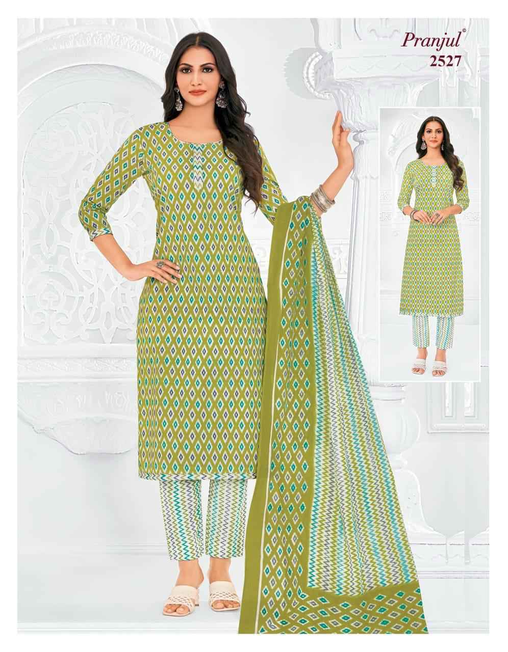 Pranjul Priyanka Vol 25 Readymade Cotton Dress 30 pcs Catalogue