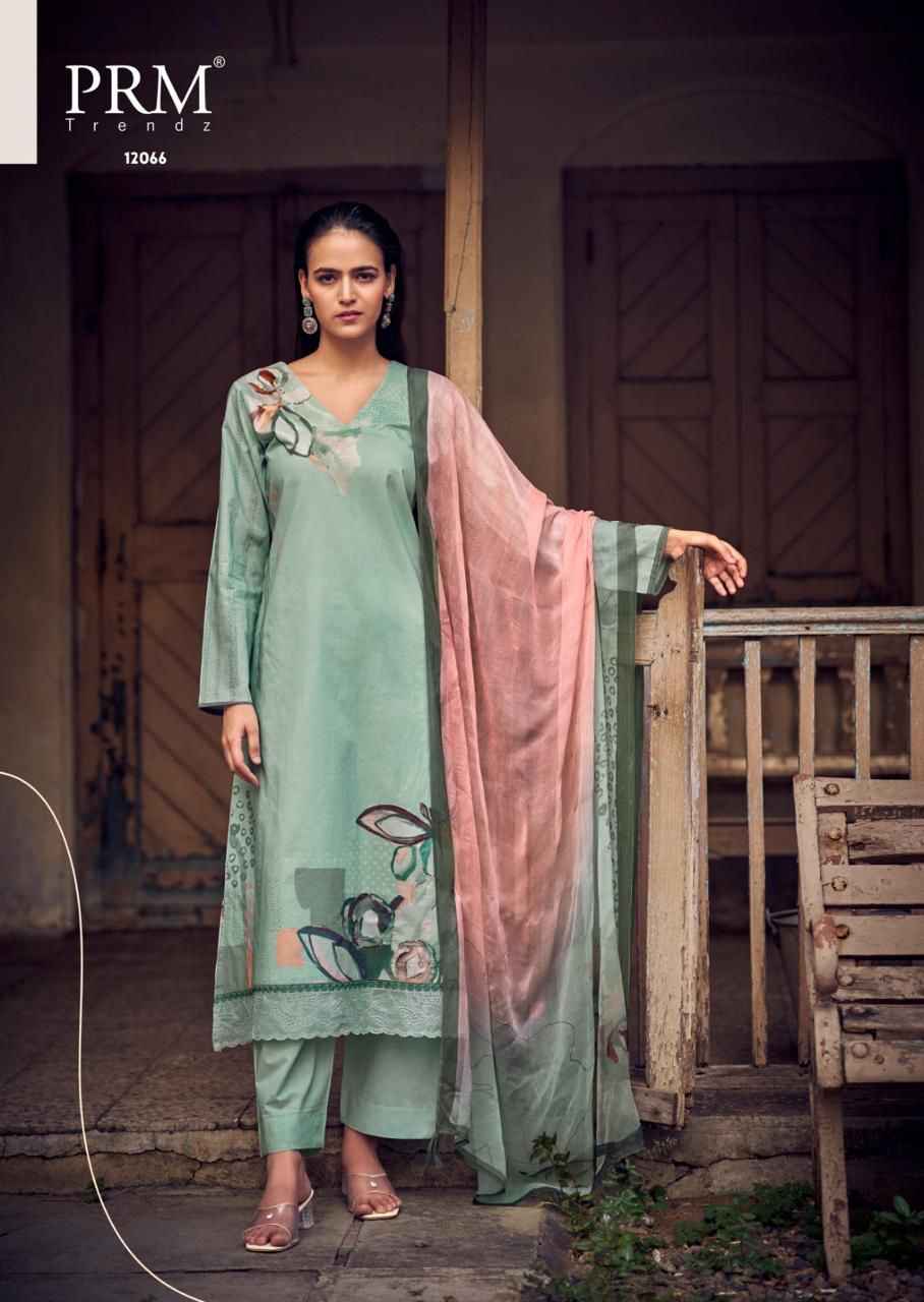 PRM Trendz Aries Cotton Dress Material 6 pcs Catalogue