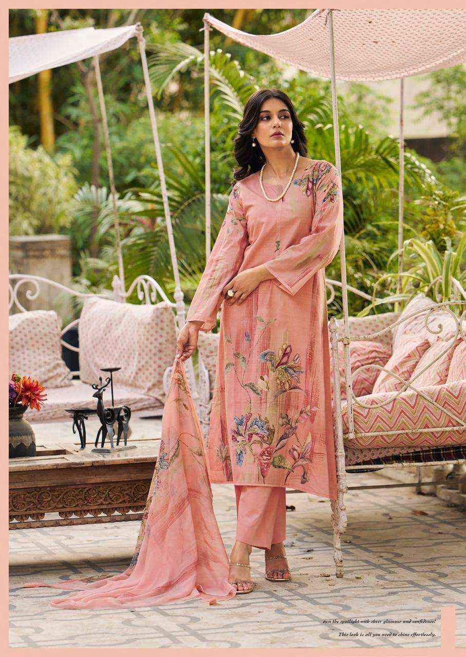 PRM Trendz Floris Lawn Cotton Dress Material 8 pcs Catalogue
