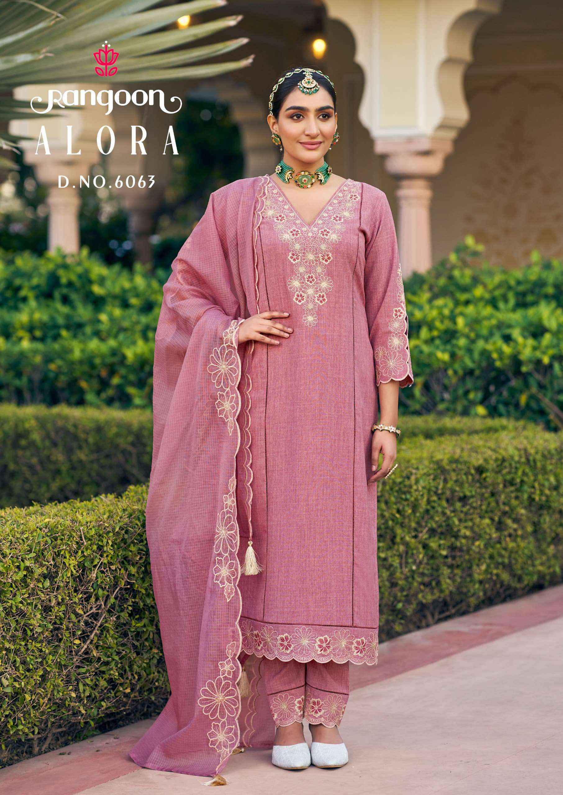 Rangoon Alora Cotton Kurti Combo 4 pcs Catalogue