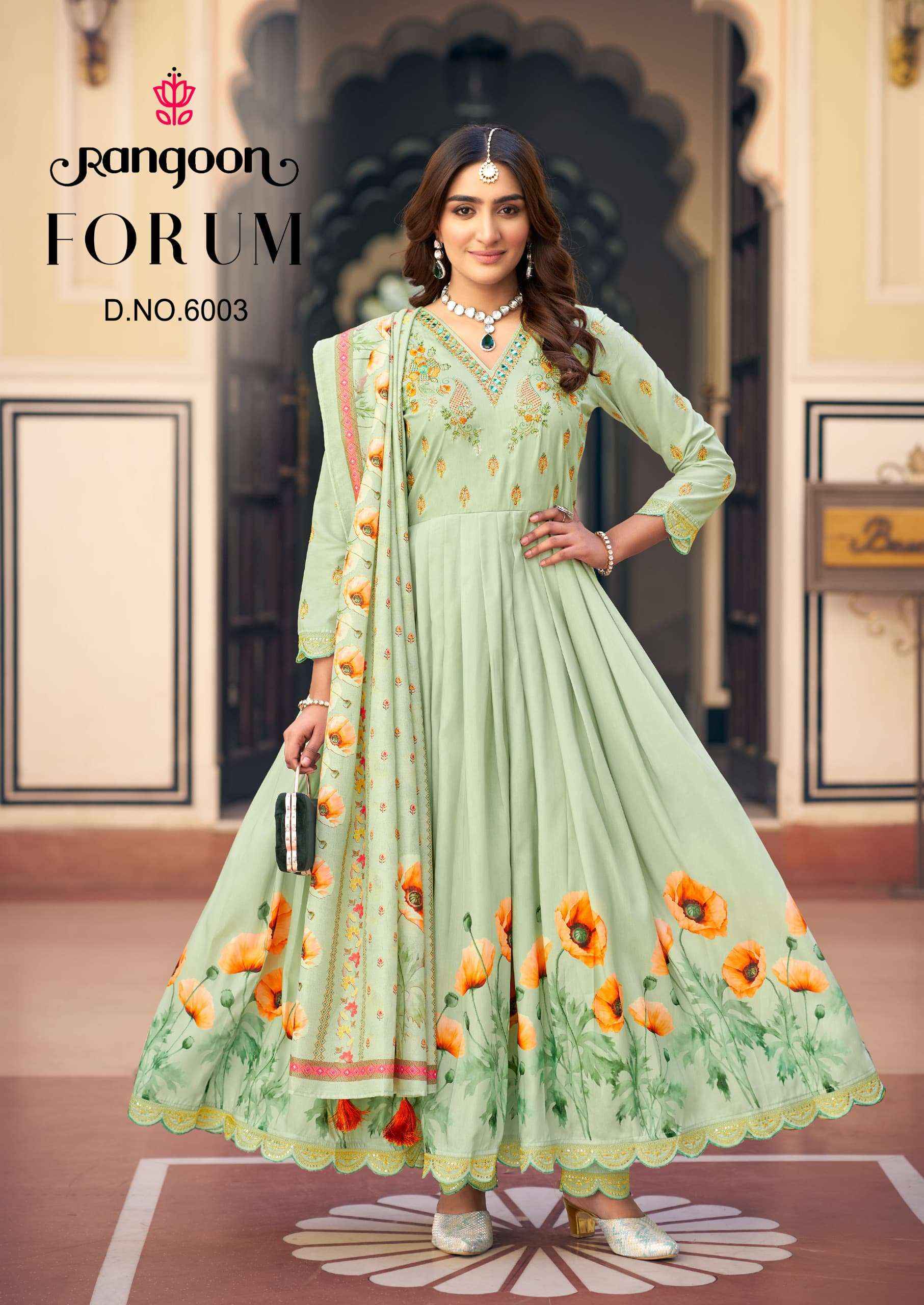Rangoon Forum Readymade Musline Dress 4 pcs Cataolgue