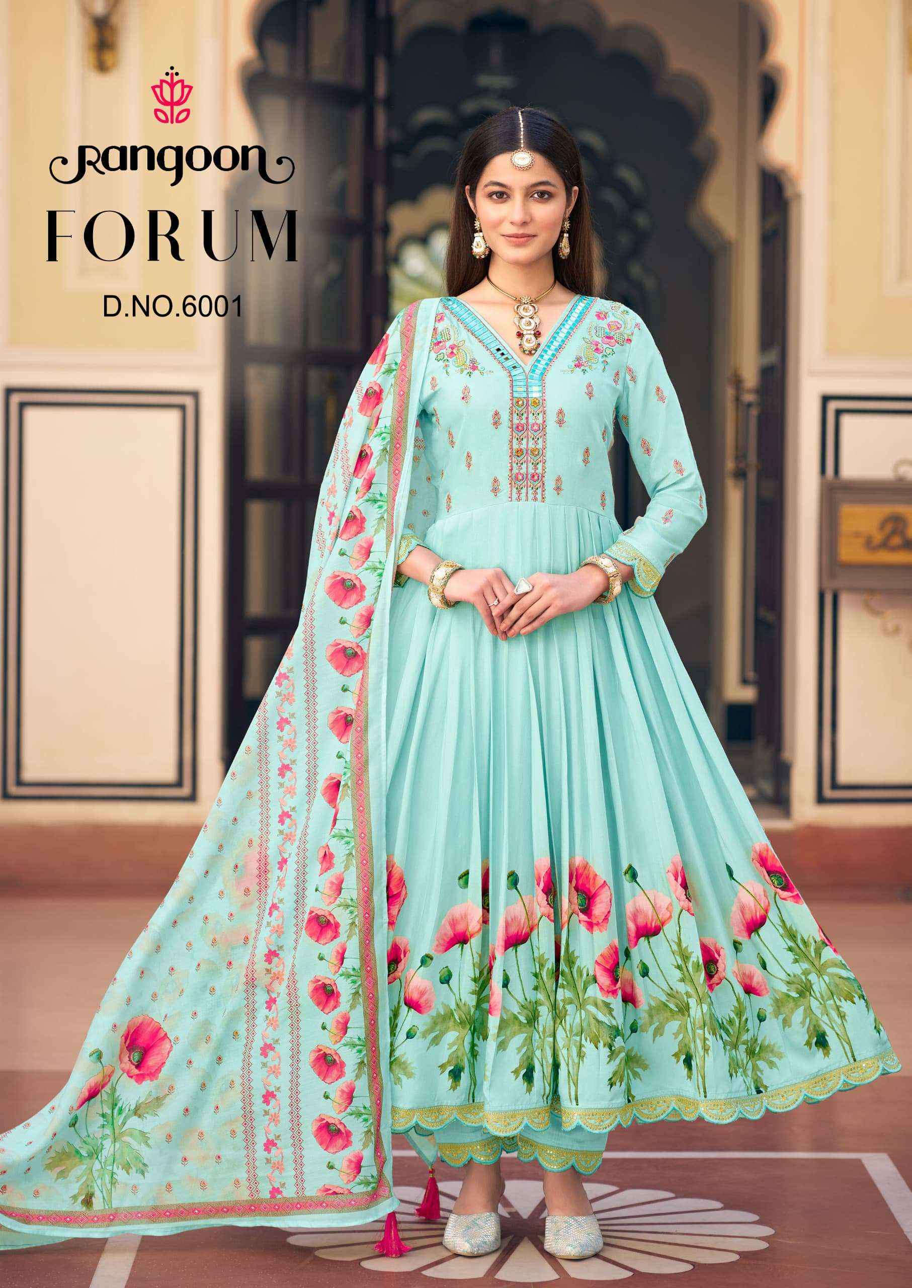 Rangoon Forum Readymade Musline Dress 4 pcs Cataolgue
