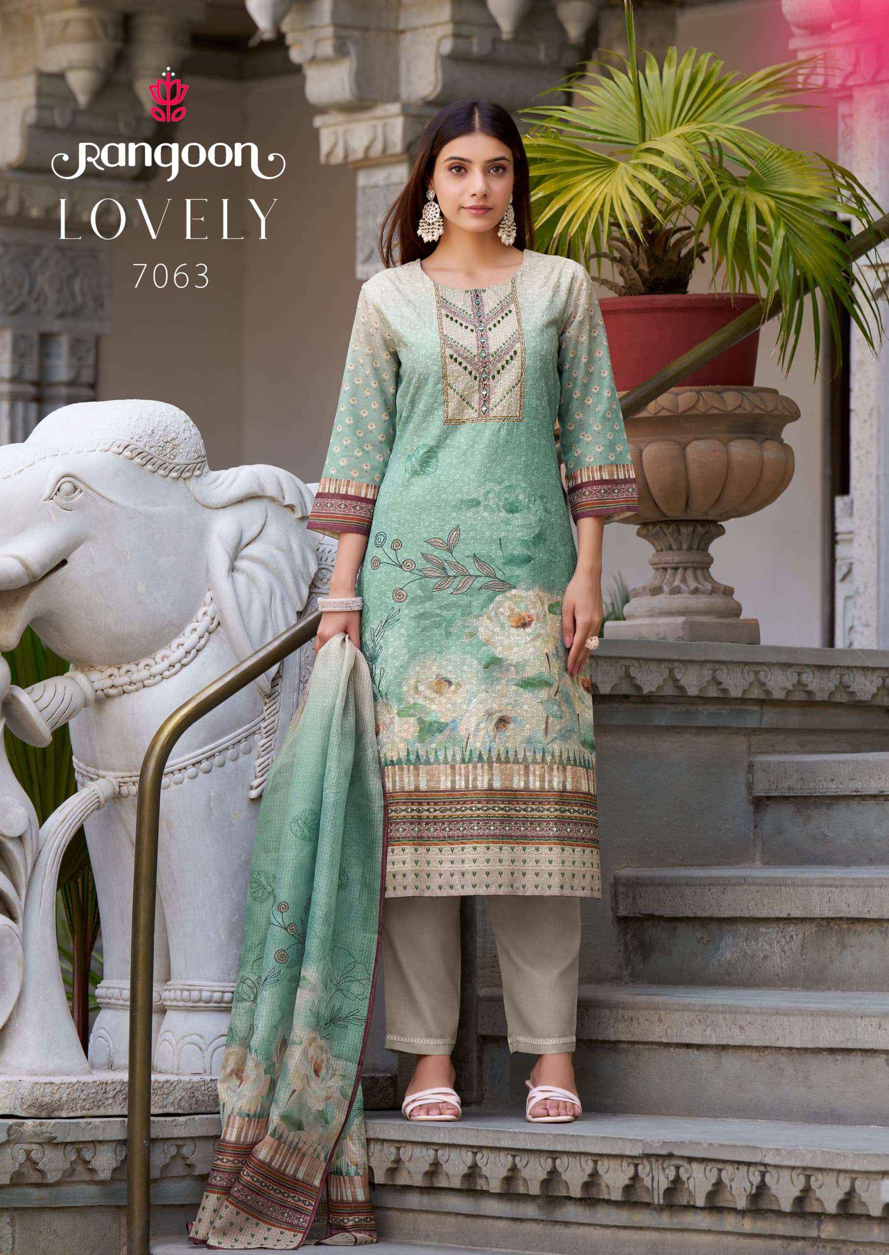 Rangoon Lovely Cotton Kurti Combo 4 pcs Catalogue