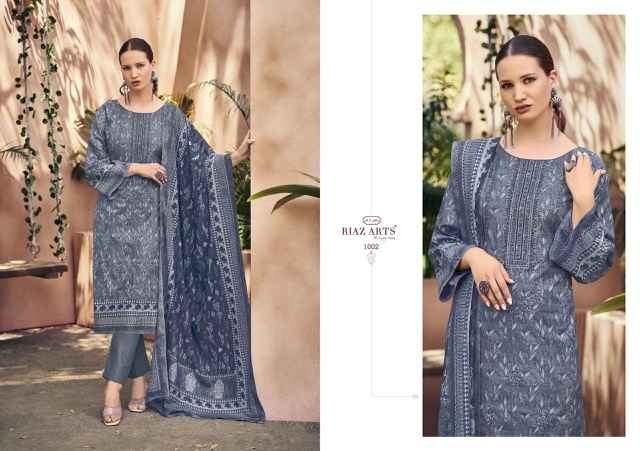 Riaz Arts Elan Vol 3 Lawn Cotton Dress Material 6 pcs Catalogue