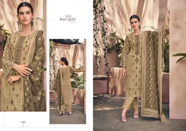 Riaz Arts Elan Vol 3 Lawn Cotton Dress Material 6 pcs Catalogue