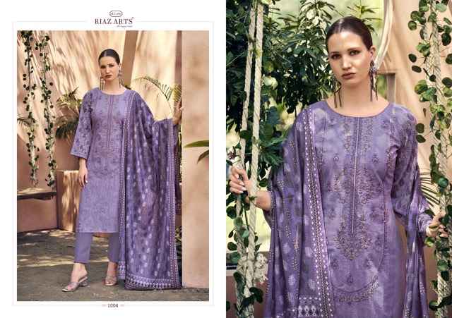 Riaz Arts Elan Vol 3 Lawn Cotton Dress Material 6 pcs Catalogue