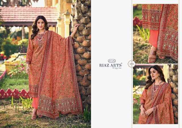 Riaz Arts Femina Cotton Dress Material 4 pcs Catalogue