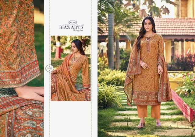 Riaz Arts Femina Cotton Dress Material 4 pcs Catalogue