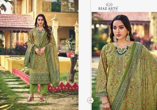 Riaz Arts Femina Cotton Dress Material 4 pcs Catalogue