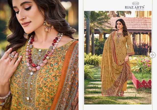 Riaz Arts Femina Cotton Dress Material 4 pcs Catalogue
