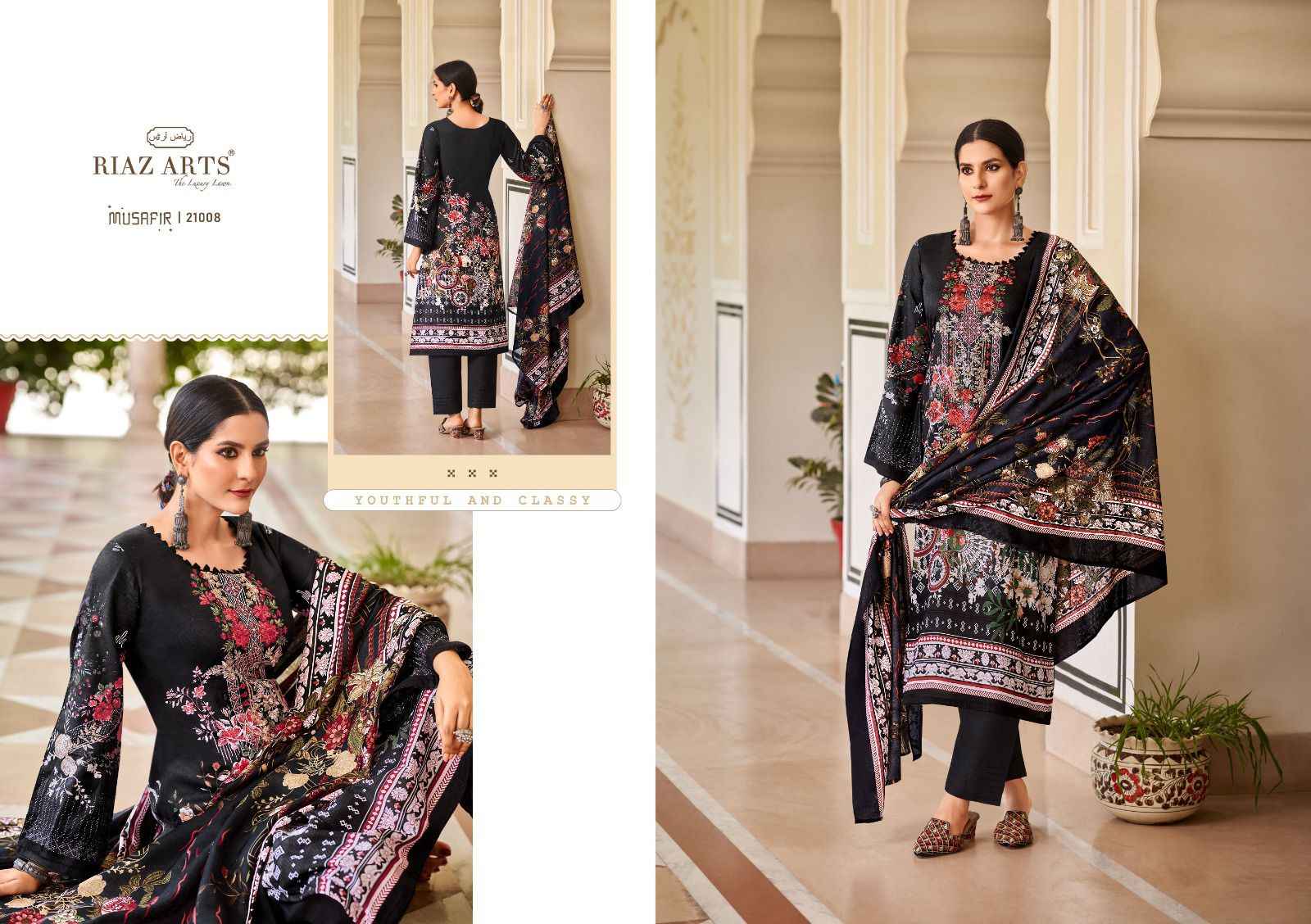 Riaz Arts Mohabbat Karachi Lawn Dress Material 8 pcs Catalogue