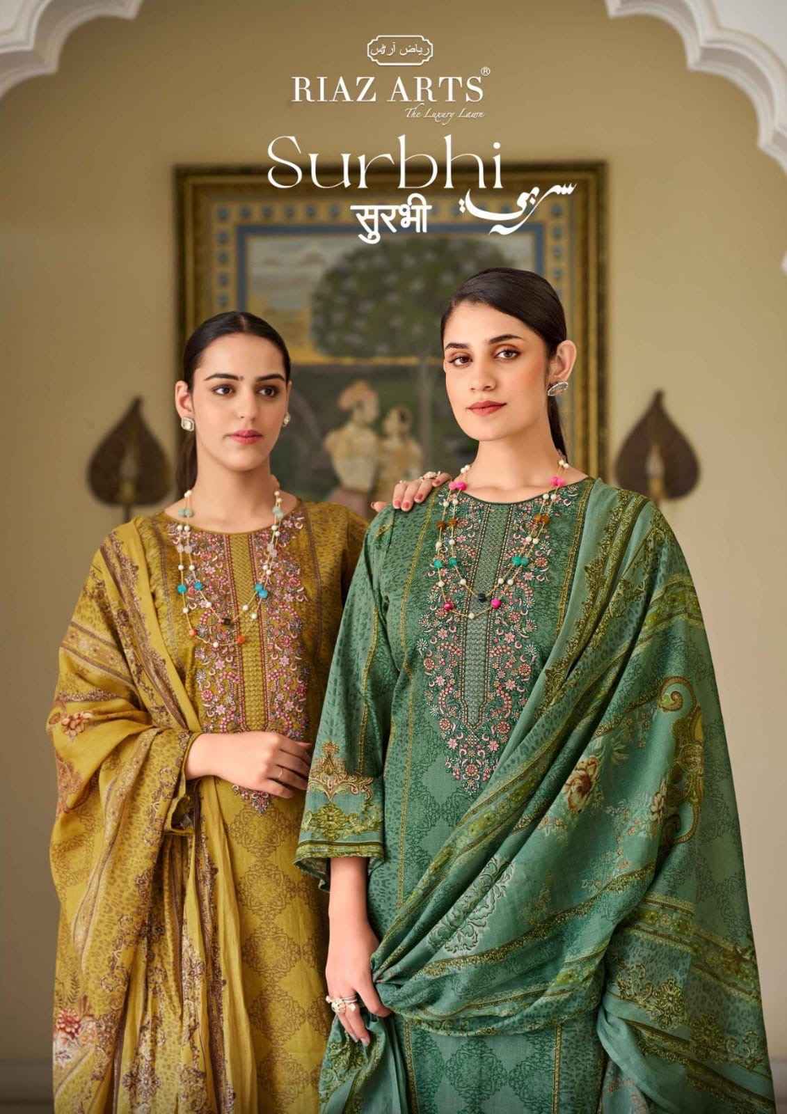 Riaz Arts Surbhi Lawn Dress Material 4 pcs Catalogue