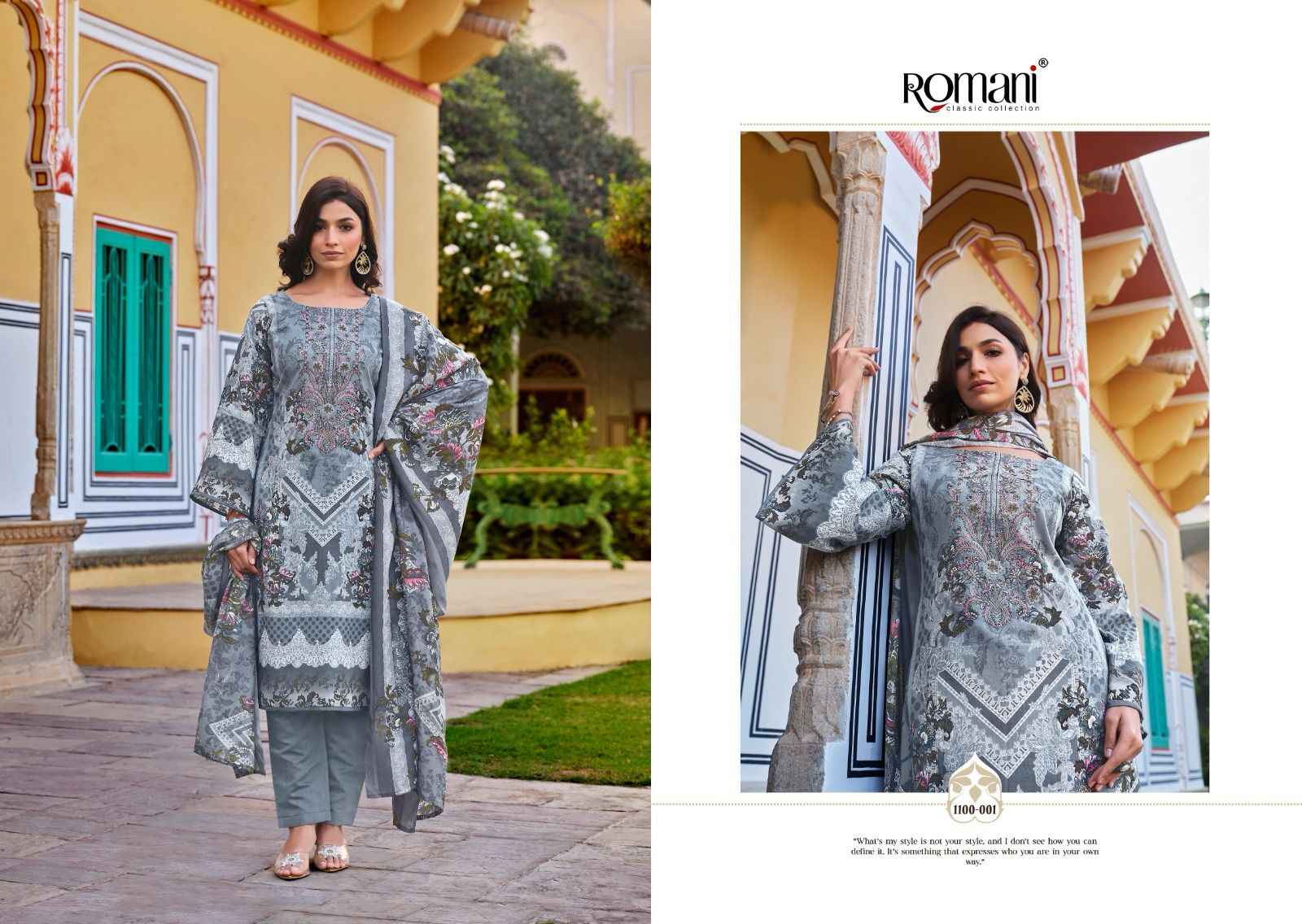 Romani Aarzu Vol 16 Cotton Dress Material 8 pcs Catalogue