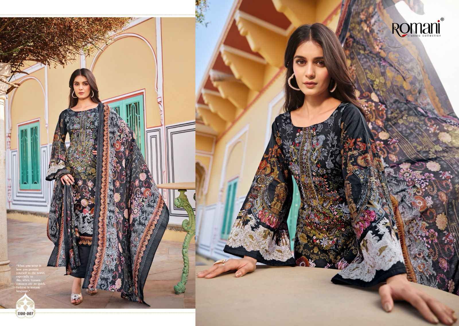 Romani Aarzu Vol 16 Cotton Dress Material 8 pcs Catalogue