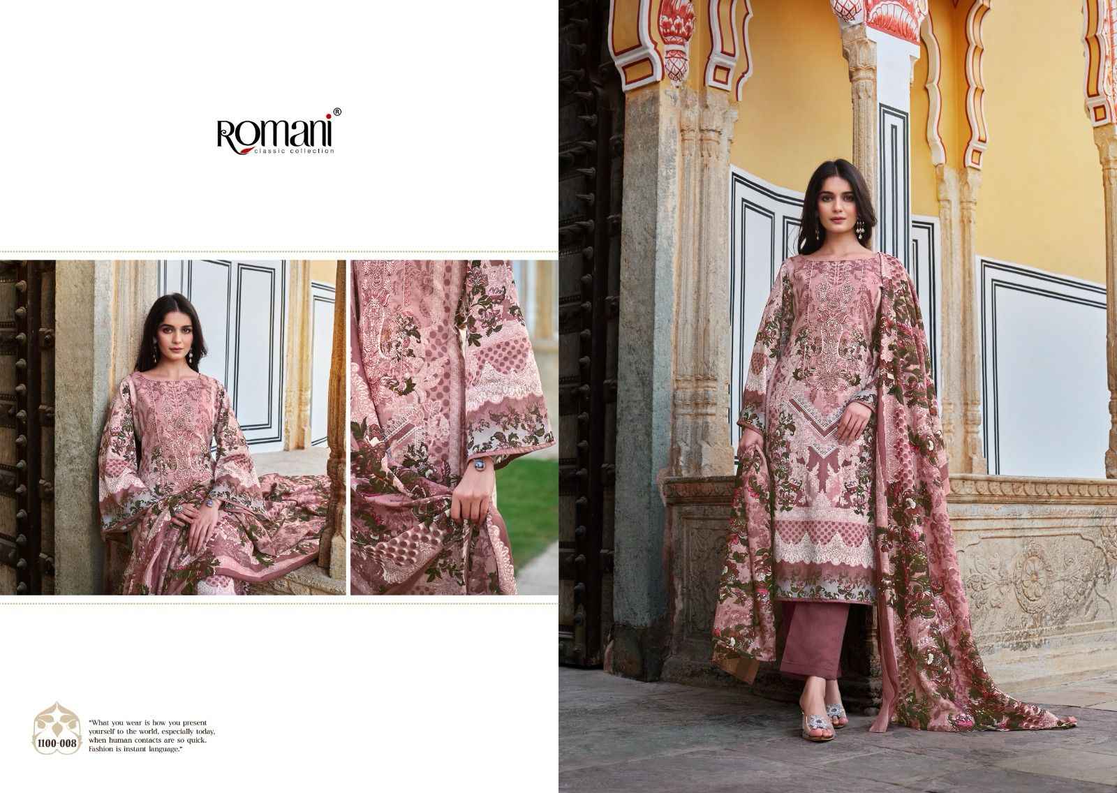 Romani Aarzu Vol 16 Cotton Dress Material 8 pcs Catalogue