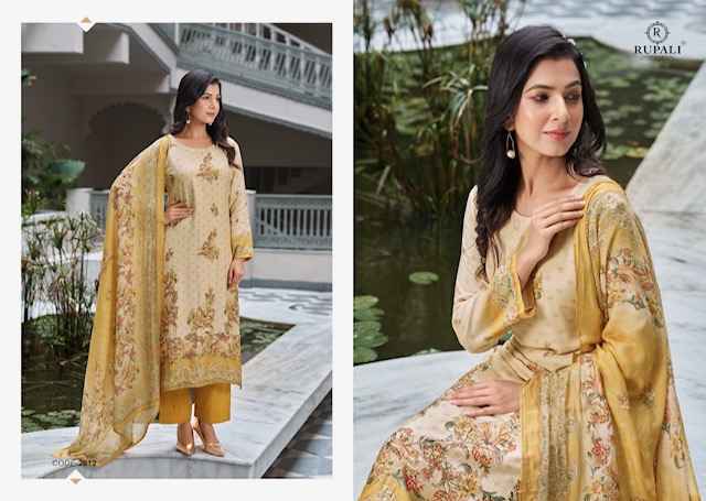 Rupali Fashion Ryka Jam Satin Dress Material 4 Catalogue