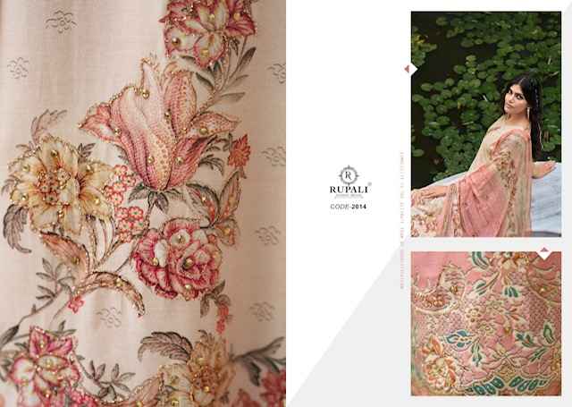 Rupali Fashion Ryka Jam Satin Dress Material 4 Catalogue
