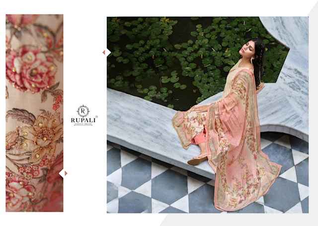 Rupali Fashion Ryka Jam Satin Dress Material 4 Catalogue