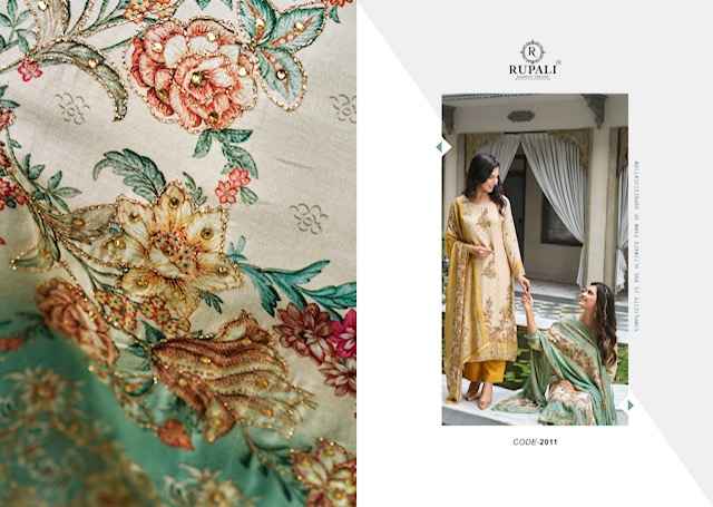 Rupali Fashion Ryka Jam Satin Dress Material 4 Catalogue