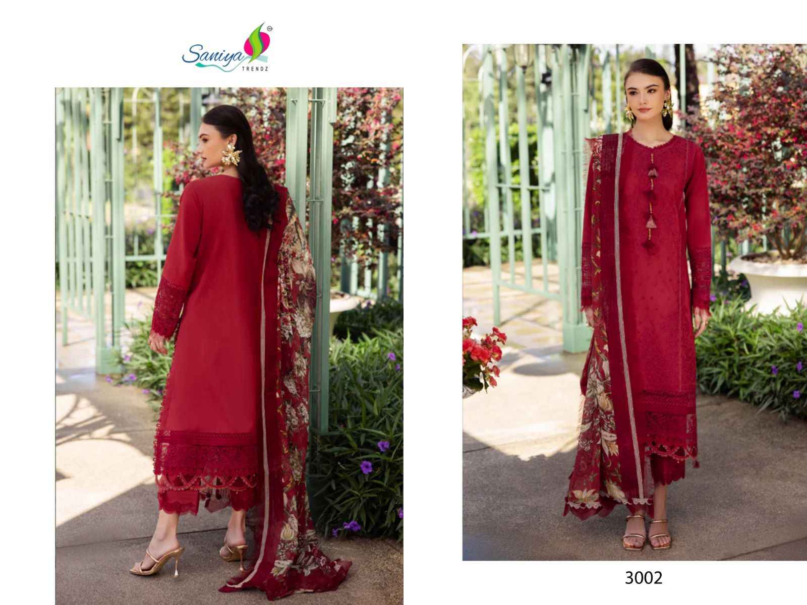 Saniya Trendz Ombre Vol 4 Cotton Dress Material 5 pcs Catalogue