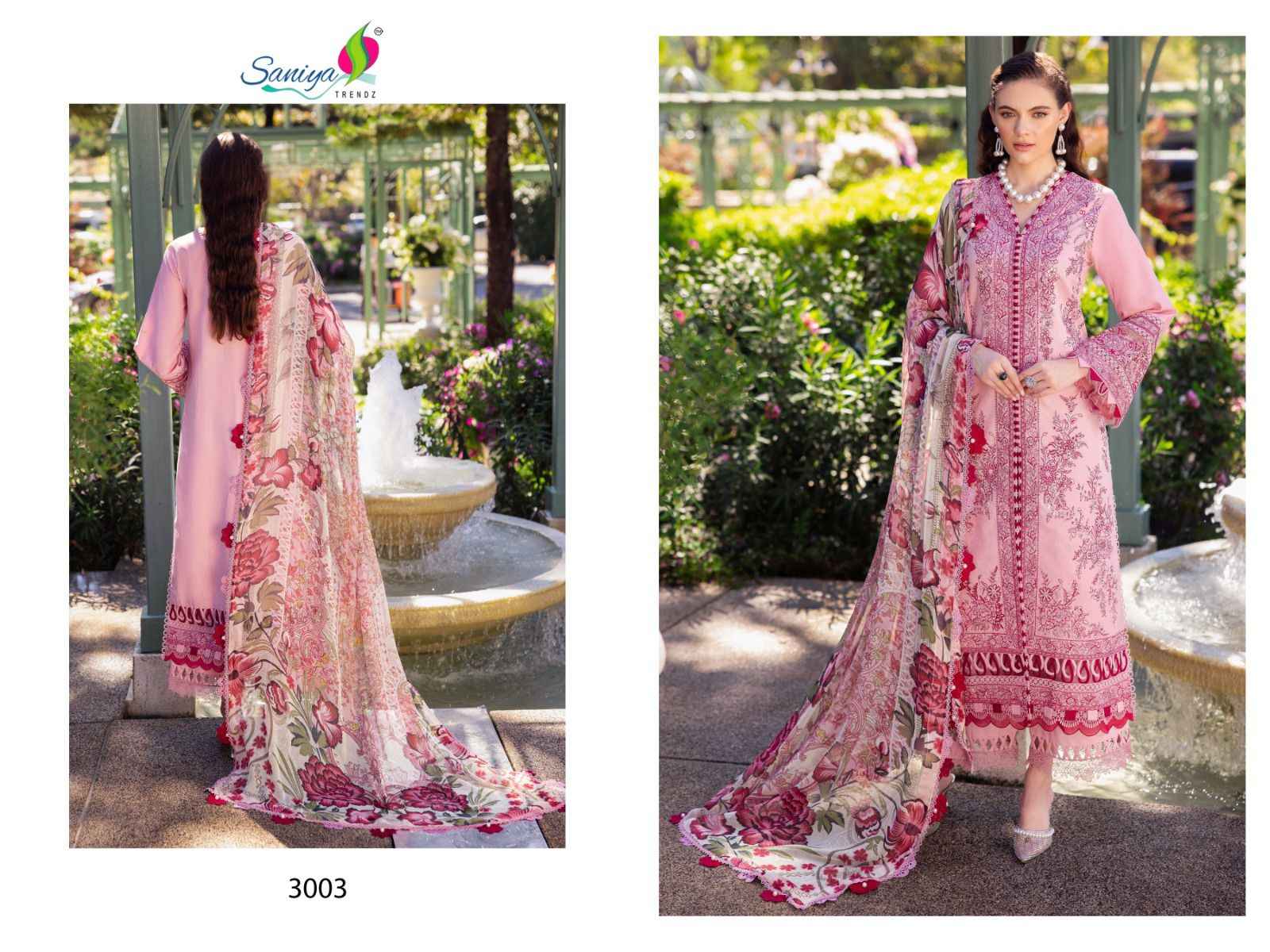 Saniya Trendz Ombre Vol 4 Cotton Dress Material 5 pcs Catalogue