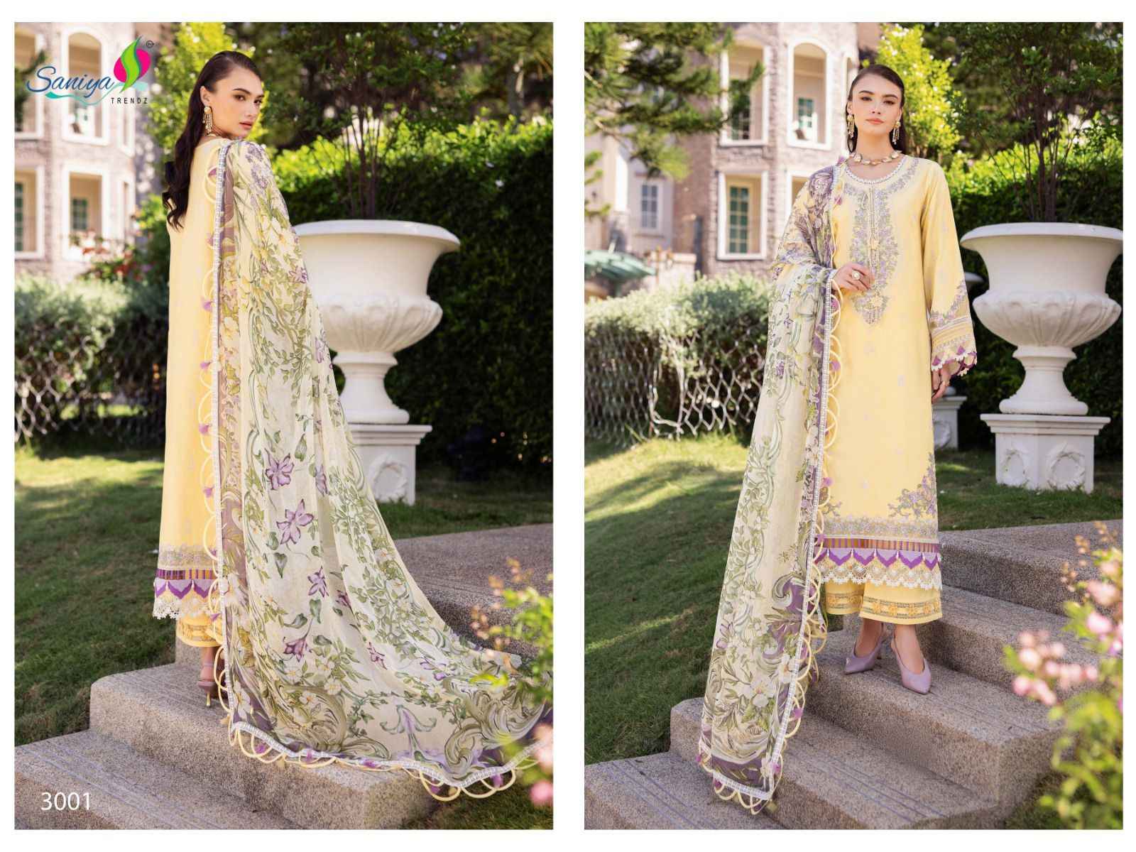 Saniya Trendz Ombre Vol 4 Cotton Dress Material 5 pcs Catalogue