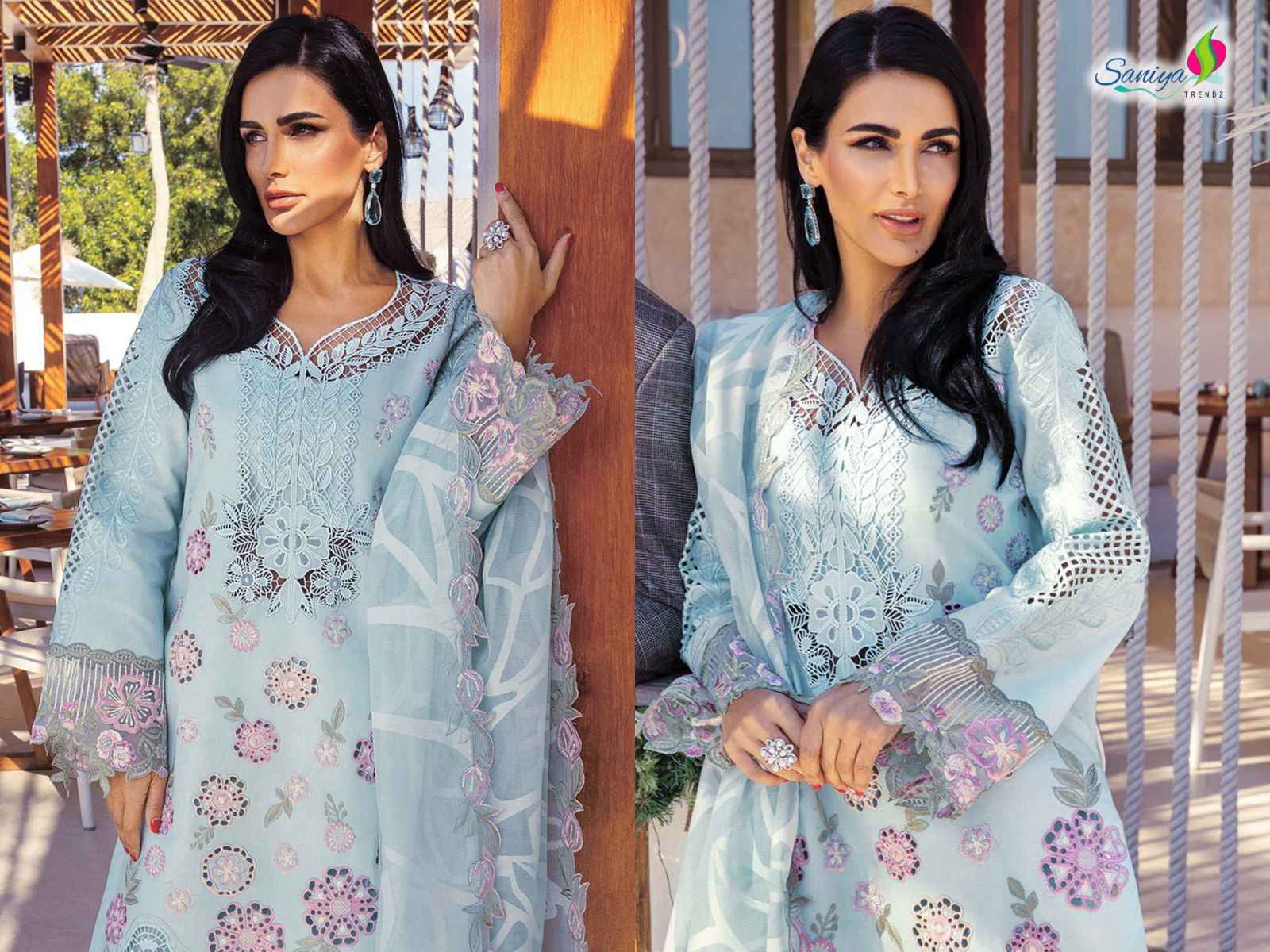 Saniya Trendz Rang Rasiya Vol 26 Chikankari Cotton Dress Material 4 pcs Catalogue