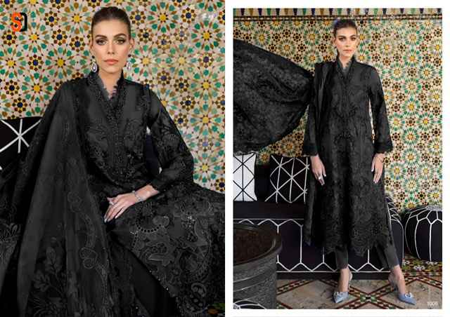 Shraddha Designer Maria-B Lawn Cotton Dress Material 8 pcs Catalogue
