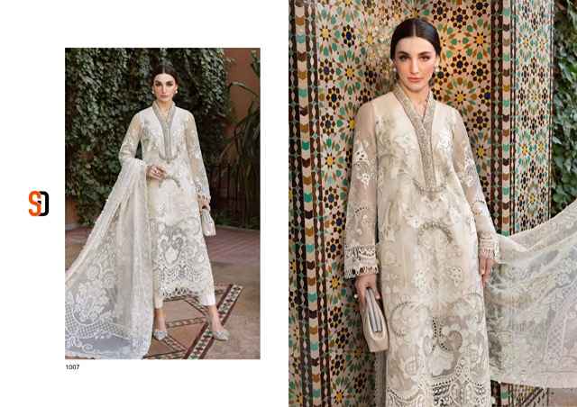 Shraddha Designer Maria-B Lawn Cotton Dress Material 8 pcs Catalogue
