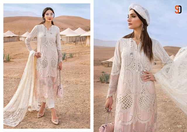 Shraddha Designer Maria-B Lawn Cotton Dress Material 8 pcs Catalogue