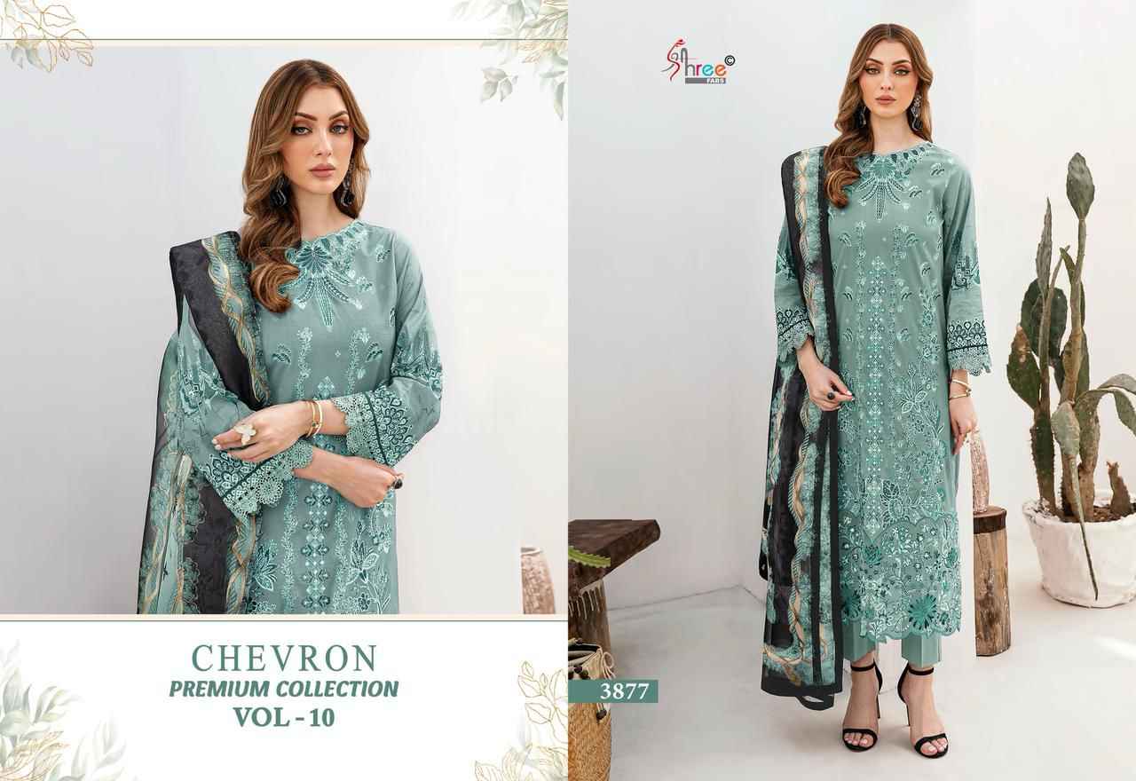 Shree Fabs Chevron Premium Collection Vol 10 Cotton Dress Material 8 pcs Catalogue