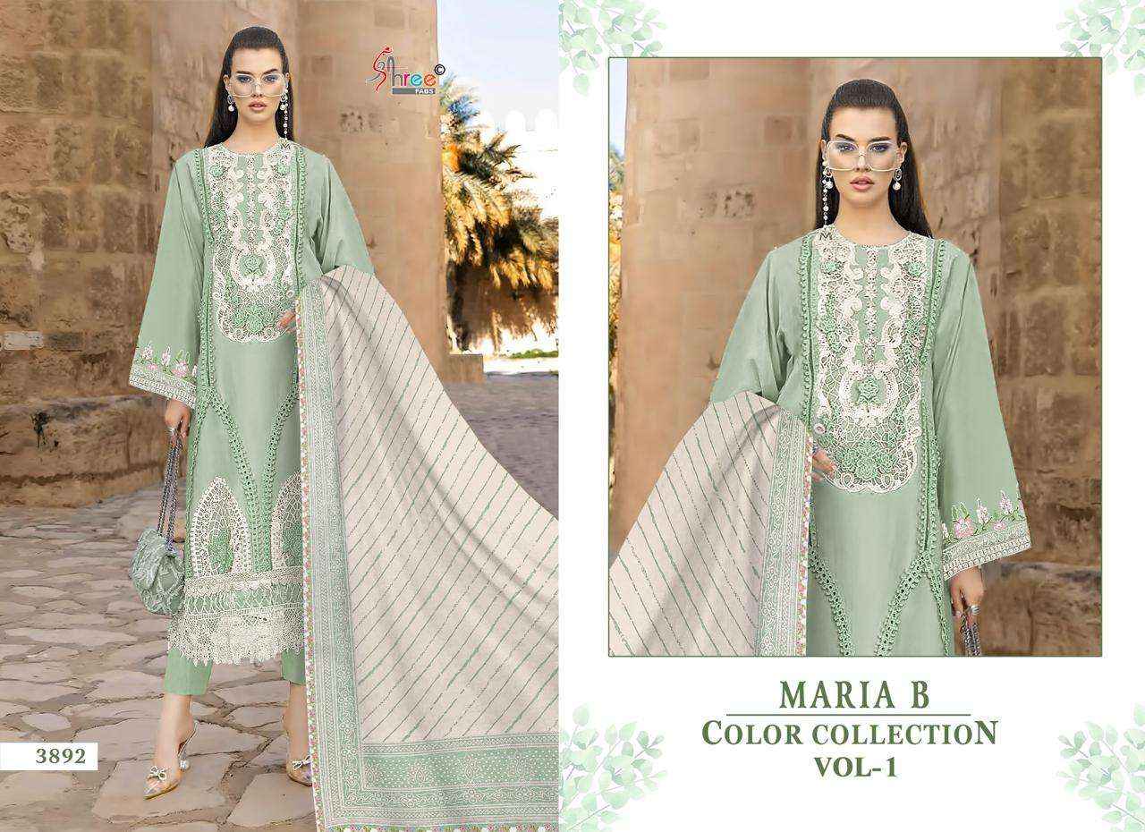 Shree Fabs Maria B Colour Collection Vol 1 Cotton Dress Material 4 pcs Catalogue