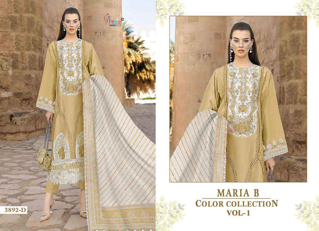 Shree Fabs Maria B Colour Collection Vol 1 Cotton Dress Material 4 pcs Catalogue