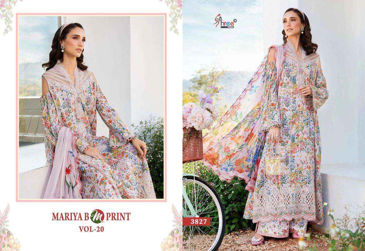 Shree Fabs Mariya B M Print Vol 20 Cotton Dress Material 8 pcs Catalogue