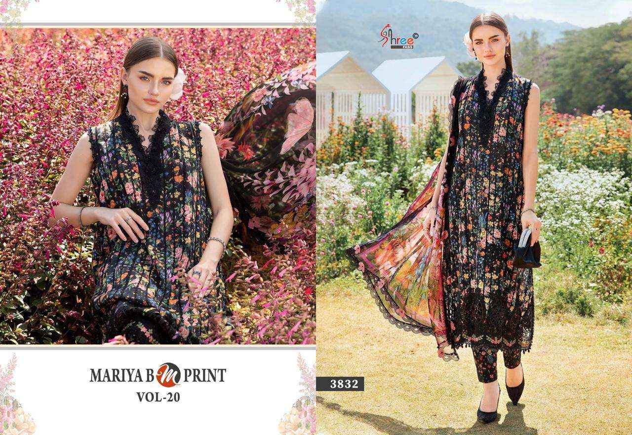 Shree Fabs Mariya B M Print Vol 20 Cotton Dress Material 8 pcs Catalogue