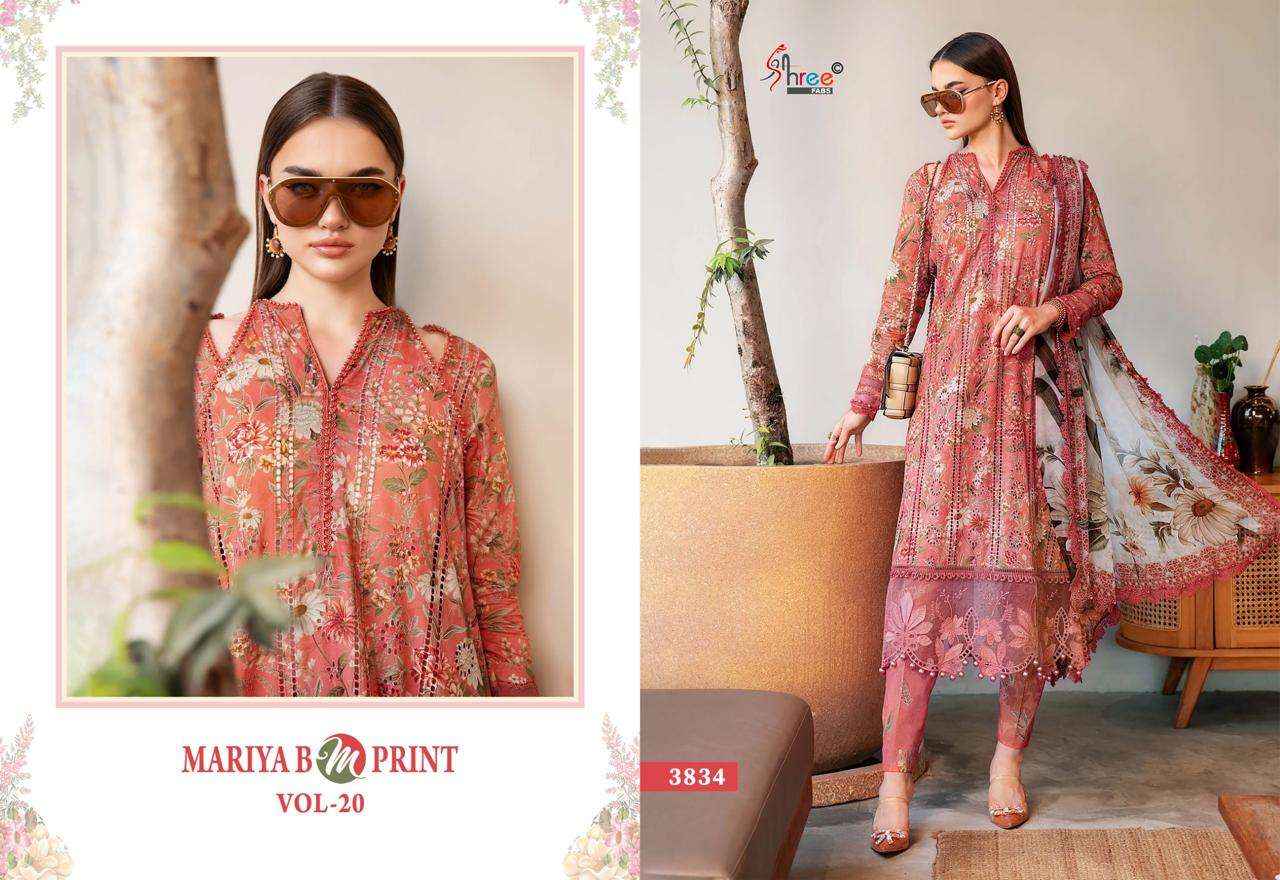 Shree Fabs Mariya B M Print Vol 20 Cotton Dress Material 8 pcs Catalogue