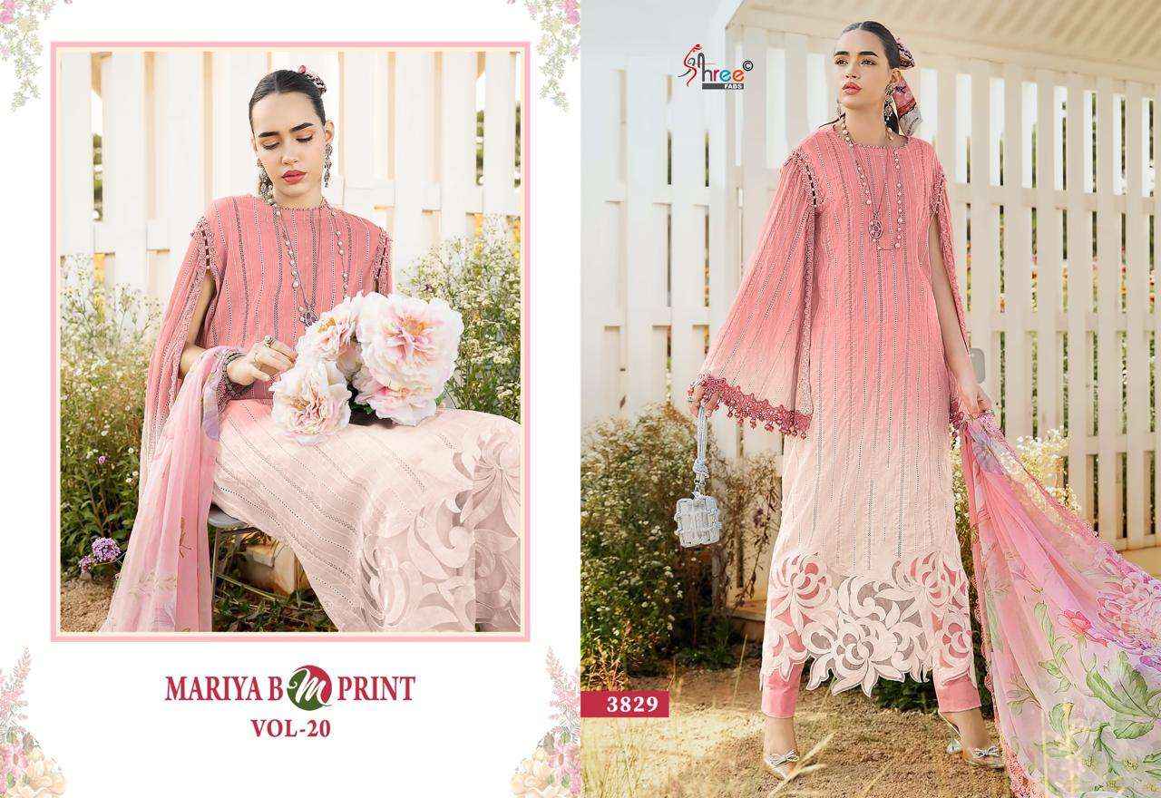 Shree Fabs Mariya B M Print Vol 20 Cotton Dress Material 8 pcs Catalogue