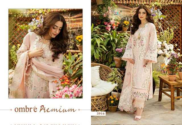 Shree Fabs Ombre Premium Cotton Dress Material 6 pcs Catalogue