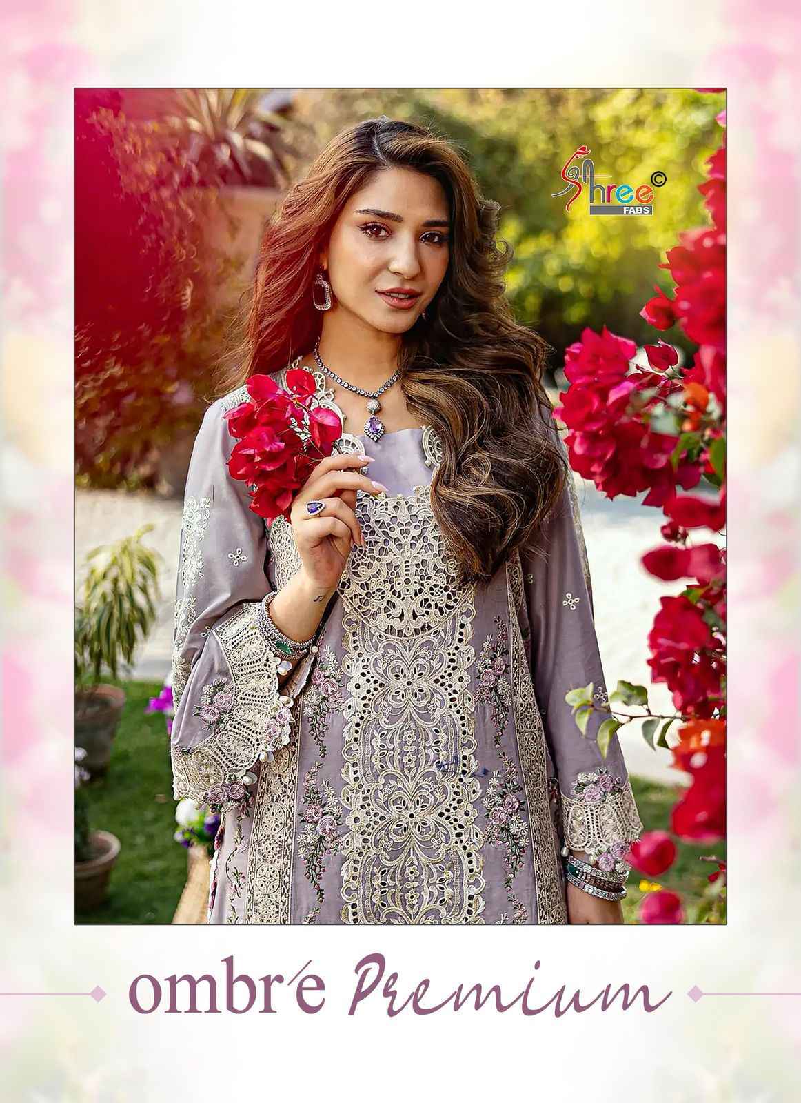 Shree Fabs Ombre Premium Cotton Dress Material 6 pcs Catalogue