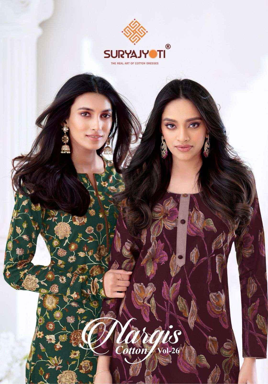 Suryajyoti Nargis Vol 26 Cotton Dress Material 10 pcs Catalogue