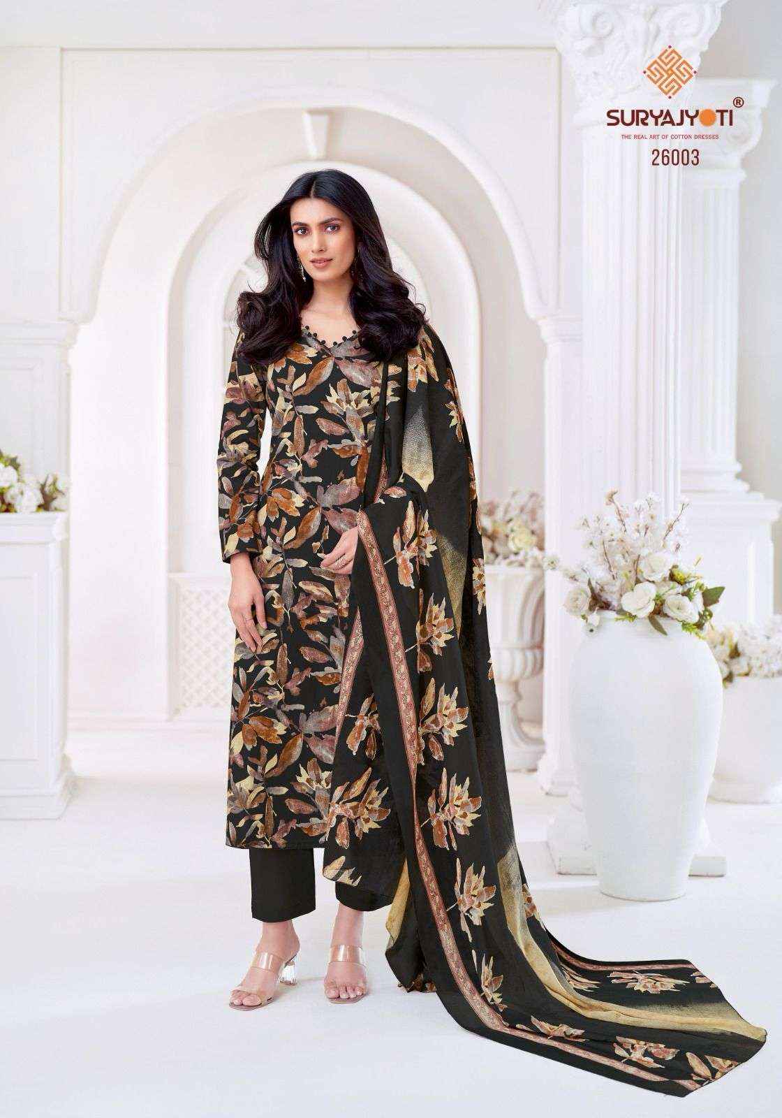 Suryajyoti Nargis Vol 26 Cotton Dress Material 10 pcs Catalogue