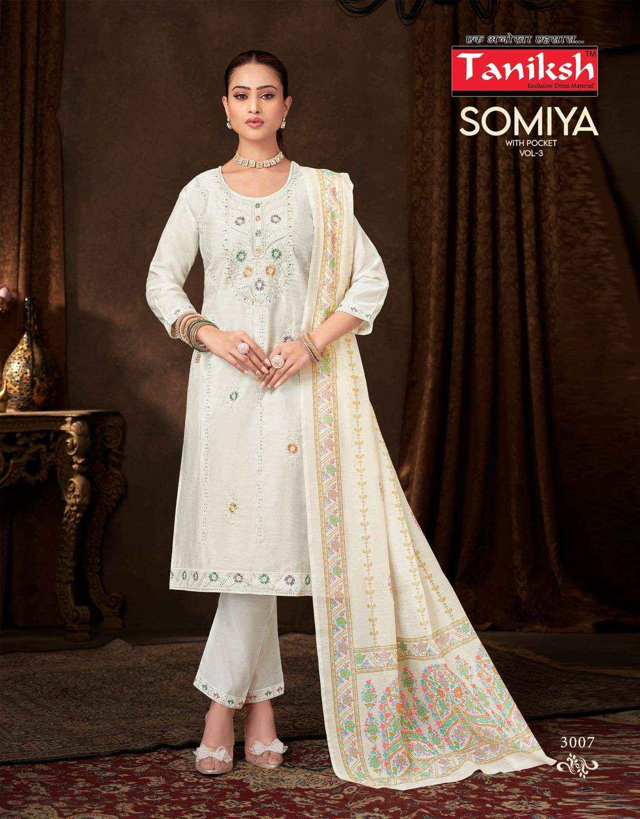 Taniksh Somiya Vol 3 Roman Silk Kurti Combo 8 pcs Catalogue