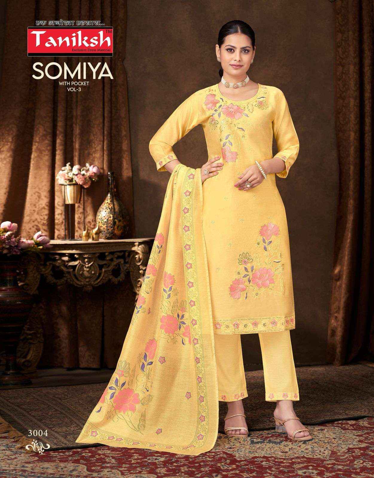Taniksh Somiya Vol 3 Roman Silk Kurti Combo 8 pcs Catalogue