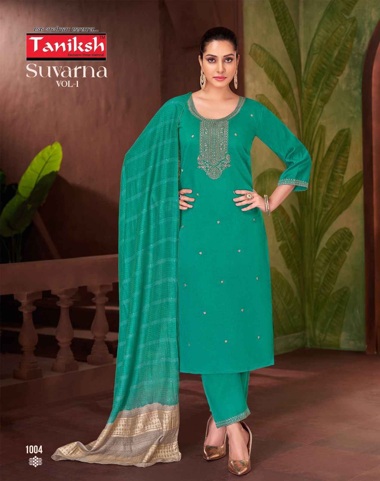 Taniksh Suvarna Vol 1 Roman Kurti Combo 8 pcs Catalogue