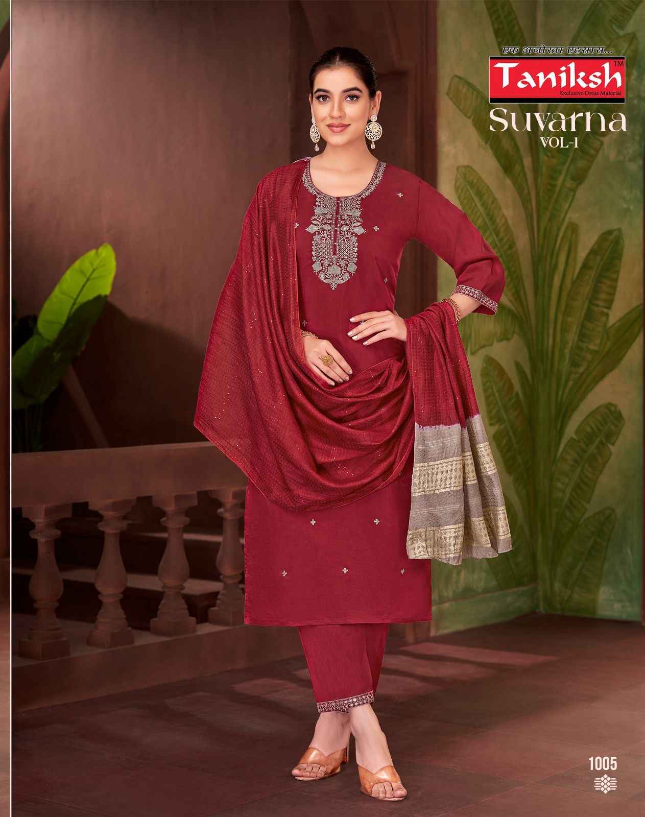 Taniksh Suvarna Vol 1 Roman Kurti Combo 8 pcs Catalogue