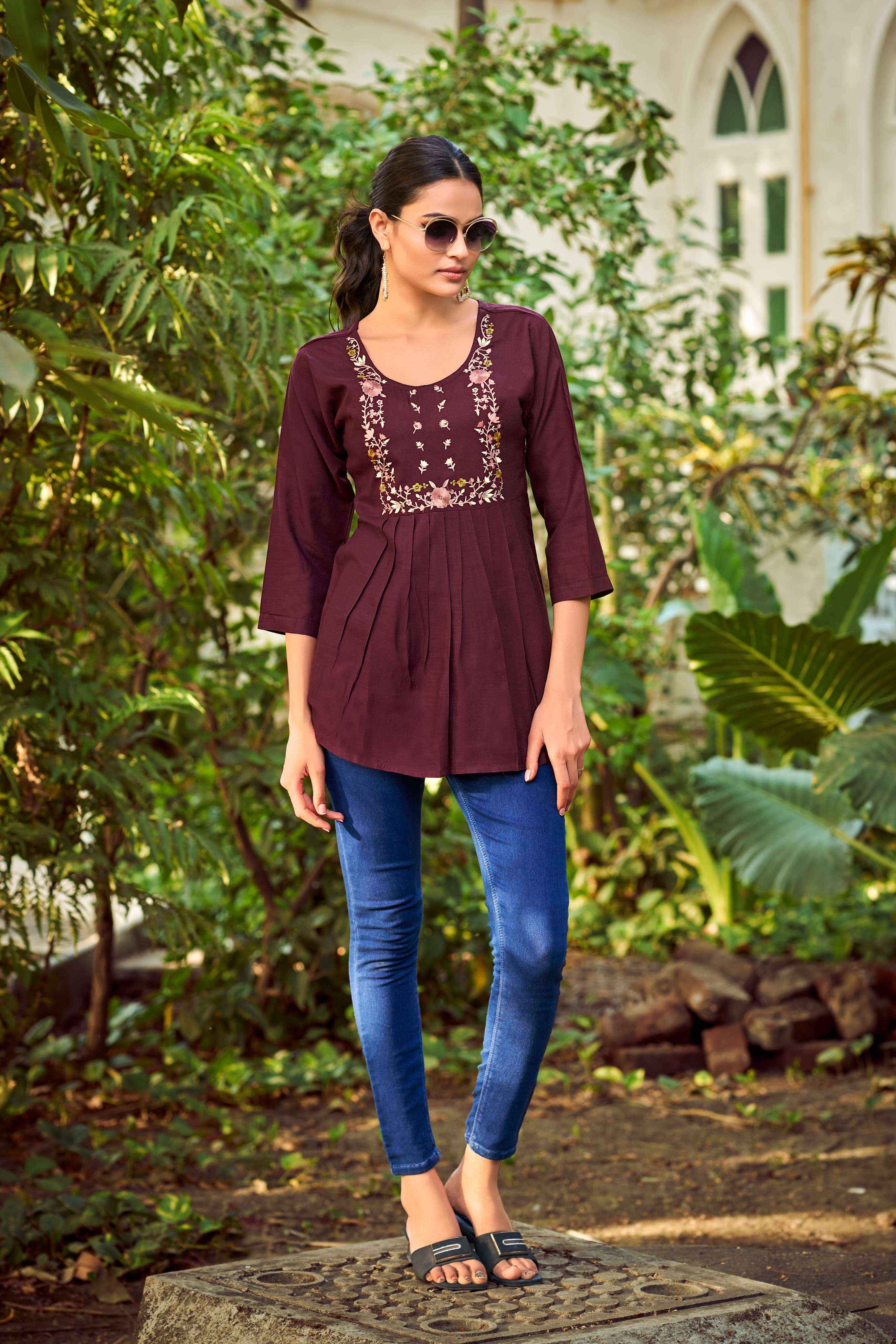 Tips & Tops Pulpy Vol 15 Rayon Top 9 pcs Catalogue