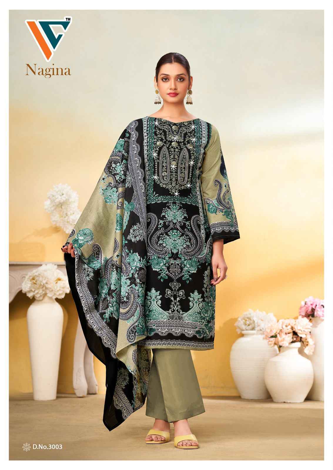 Vandana‎ Creation Nagina‎ Vol 3 Cotton Dress Material 8 pcs Catalogue